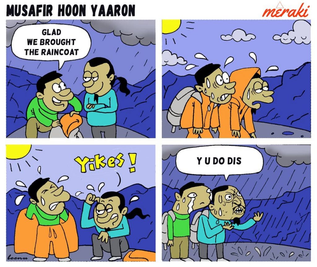 Bad Weather outdoor comic